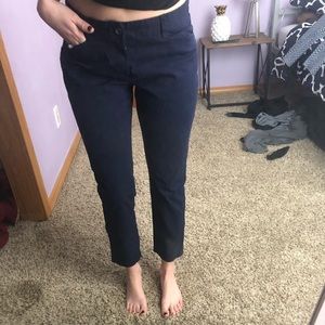 Gap 2R slim city navy blue dress pants
